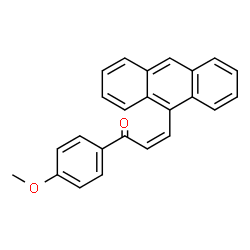 ChemSpider 2D Image | (2Z)-3-(9-Anthryl)-1-(4-methoxyphenyl)-2-propen-1-one | C24H18O2