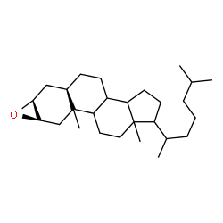 ChemSpider 2D Image | (3beta,5alpha,8xi,9xi,10xi,13xi,14xi,17xi,20xi)-2,3-Epoxycholestane | C27H46O