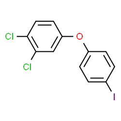 ChemSpider 2D Image | 1,2-Dichloro-4-(4-iodophenoxy)benzene | C12H7Cl2IO