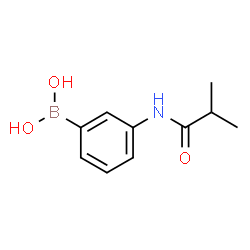 ChemSpider 2D Image | 3-(Isobutyramido)benzeneboronic acid | C10H14BNO3