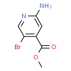 ChemSpider 2D Image | Methyl 2-amino-5-bromoisonicotinate | C7H7BrN2O2