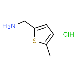ChemSpider 2D Image | [(5-methyl-2-thienyl)methyl]amine hydrochloride | C6H10ClNS