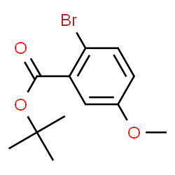 ChemSpider 2D Image | tert-Butyl 2-bromo-5-methoxybenzoate | C12H15BrO3