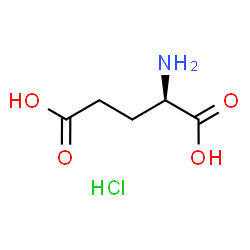 ChemSpider 2D Image | D-Glutamic acid hydrochloride (1:1) | C5H10ClNO4