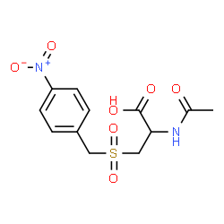 ChemSpider 2D Image | N-Acetyl-3-[(4-nitrobenzyl)sulfonyl]alanine | C12H14N2O7S