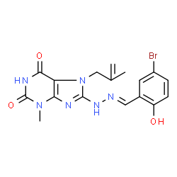 ChemSpider 2D Image | MFCD01879966 | C17H17BrN6O3
