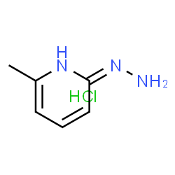 ChemSpider 2D Image | 2-Hydrazino-6-methylpyridine hydrochloride (1:1) | C6H10ClN3