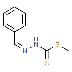 ChemSpider 2D Image | Methyl (2Z)-2-benzylidenehydrazinecarbodithioate | C9H10N2S2