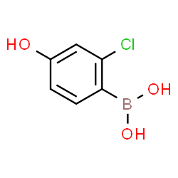 ChemSpider 2D Image | 2-Chloro-4-hydroxyphenylboronic acid | C6H6BClO3
