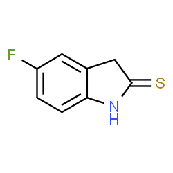 ChemSpider 2D Image | 5-Fluoroindoline-2-thione | C8H6FNS