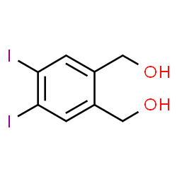 ChemSpider 2D Image | 4,5-Diiodo-1,2-benzenedimethanol | C8H8I2O2