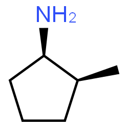 ChemSpider 2D Image | (1R,2S)-2-Methylcyclopentanamine | C6H13N