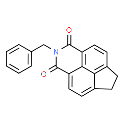 ChemSpider 2D Image | 2-Benzyl-6,7-dihydro-1H-indeno[6,7,1-def]isoquinoline-1,3(2H)-dione | C21H15NO2