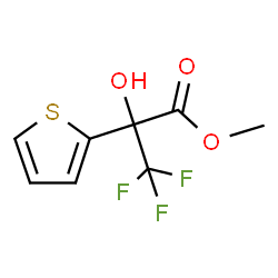ChemSpider 2D Image | Methyl 3,3,3-trifluoro-2-hydroxy-2-(2-thienyl)propanoate | C8H7F3O3S