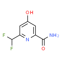 ChemSpider 2D Image | 6-(Difluoromethyl)-4-hydroxypicolinamide | C7H6F2N2O2