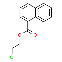 ChemSpider 2D Image | 2-Chloroethyl 1-naphthoate | C13H11ClO2