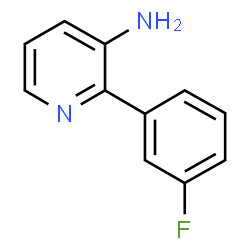 ChemSpider 2D Image | 2-(3-Fluorophenyl)-3-pyridinamine | C11H9FN2