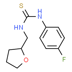 ChemSpider 2D Image | 1-(4-fluorophenyl)-3-(oxolan-2-ylmethyl)thiourea | C12H15FN2OS