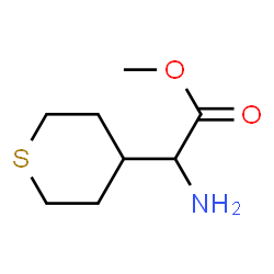 ChemSpider 2D Image | Methyl amino(tetrahydro-2H-thiopyran-4-yl)acetate | C8H15NO2S