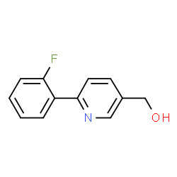 ChemSpider 2D Image | (6-(2-Fluorophenyl)pyridin-3-yl)methanol | C12H10FNO
