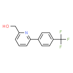 ChemSpider 2D Image | {6-[4-(Trifluoromethyl)phenyl]-2-pyridinyl}methanol | C13H10F3NO