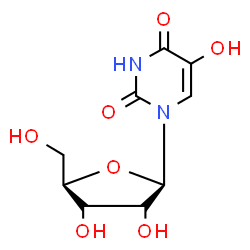 ChemSpider 2D Image | 5-Hydroxyuridine | C9H12N2O7