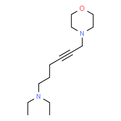 ChemSpider 2D Image | 6-DIETHYLAMINO-1-MORPHOLINO-2-HEXYNE | C14H26N2O