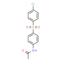ChemSpider 2D Image | 4-ACETAMIDO-4'-CHLORODIPHENYL SULFONE | C14H12ClNO3S