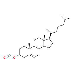 ChemSpider 2D Image | (8xi,9xi,14xi)-Cholest-5-en-3-yl formate | C28H46O2
