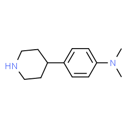 ChemSpider 2D Image | N,N-Dimethyl-4-(4-piperidinyl)aniline | C13H20N2
