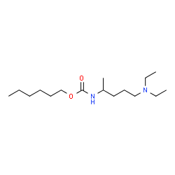 ChemSpider 2D Image | Hexyl [5-(diethylamino)-2-pentanyl]carbamate | C16H34N2O2