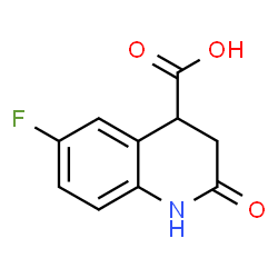 ChemSpider 2D Image | 6-Fluoro-2-oxo-1,2,3,4-tetrahydro-4-quinolinecarboxylic acid | C10H8FNO3