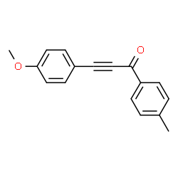 ChemSpider 2D Image | 3-(4-Methoxy-phenyl)-1-(4-methylphenyl)-; propynone | C17H14O2