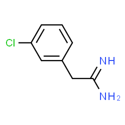 ChemSpider 2D Image | 2-(3-Chlorophenyl)ethanimidamide | C8H9ClN2