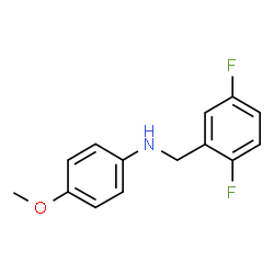 ChemSpider 2D Image | N-(2,5-Difluorobenzyl)-4-methoxyaniline | C14H13F2NO