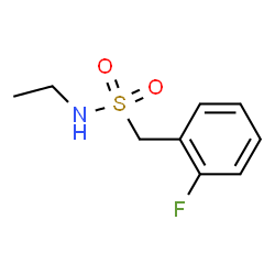 ChemSpider 2D Image | N-Ethyl-1-(2-fluorophenyl)methanesulfonamide | C9H12FNO2S