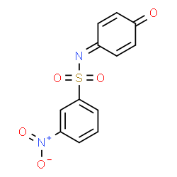 ChemSpider 2D Image | 3-Nitro-N-(4-oxo-2,5-cyclohexadien-1-ylidene)benzenesulfonamide | C12H8N2O5S