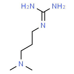 ChemSpider 2D Image | 2-[3-(Dimethylamino)propyl]guanidine | C6H16N4