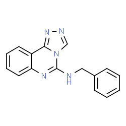 ChemSpider 2D Image | N-Benzyl[1,2,4]triazolo[4,3-c]quinazolin-5-amine | C16H13N5
