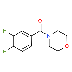 ChemSpider 2D Image | (3,4-Difluorophenyl)(4-morpholinyl)methanone | C11H11F2NO2