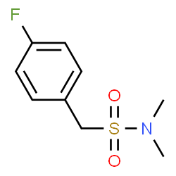 ChemSpider 2D Image | 1-(4-Fluorophenyl)-N,N-dimethylmethanesulfonamide | C9H12FNO2S