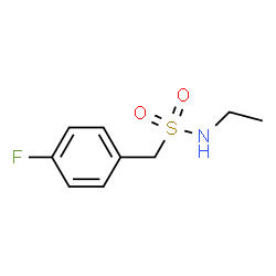 ChemSpider 2D Image | N-Ethyl-1-(4-fluorophenyl)methanesulfonamide | C9H12FNO2S