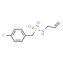 ChemSpider 2D Image | N-Allyl-1-(4-fluorophenyl)methanesulfonamide | C10H12FNO2S
