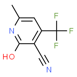 ChemSpider 2D Image | 6-Methyl-3-cyano-4-trifluoromethyl-pyridyl-2-one | C8H5F3N2O