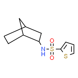 ChemSpider 2D Image | N-(Bicyclo[2.2.1]hept-2-yl)-2-thiophenesulfonamide | C11H15NO2S2