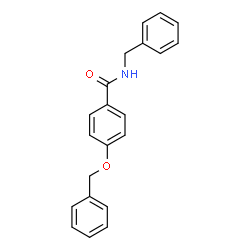 ChemSpider 2D Image | N-Benzyl-4-(benzyloxy)benzamide | C21H19NO2
