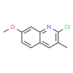 ChemSpider 2D Image | 2-Chloro-7-methoxy-3-methylquinoline | C11H10ClNO