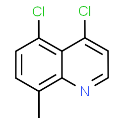 ChemSpider 2D Image | 4,5-Dichloro-8-methylquinoline | C10H7Cl2N