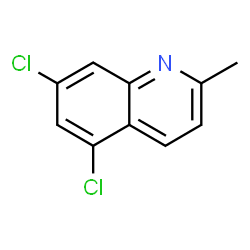 ChemSpider 2D Image | 5,7-Dichloro-2-methylquinoline | C10H7Cl2N