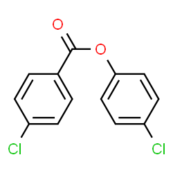 ChemSpider 2D Image | 4-Chlorophenyl 4-chlorobenzoate | C13H8Cl2O2